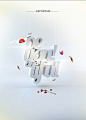 "be.you.tiful" 3d typography for My Magazine Cover