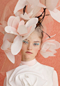 Beautiful headpiece by Noel Stewart ! Willow Hand by Ben Toms _  Teen Vogue, September 2015.: