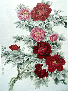 江岸野蕊采集到工笔