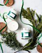 Winter in a candle! Notes of cedar, eucalyptus, and balsam fir in a soy wax candle that burns an impressive 55-60 hours! $30 for a hand poured candle or shop our Wintery Memories Gift Set for $60 and get the candle AND a gold splatter ring dish! Blush pin