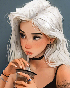 小螺蛳S采集到画师Sam Yang