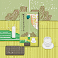 chocolate design ILLUSTRATION  japan japanese Packaging tea