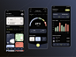 Smart Home - mobile app dark theme design fireart fireart studio home automation mobile mobile app modern remote control smart app smart home smarthome smarthome mobile app ui ux