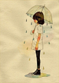 下雨的心情
