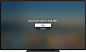 Apple TV screen showing an Alert
