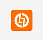 橙色互联网logo https://88ICON.com 互联网logo 橙色 互联网公司 企业 交互 商标