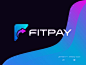 Fitpay Logo Design - fast online payment Logo pay fast quick speedy payment app online payment f with arrow logo online pay pay payment wallet branding graphic design illustration design creative logo abstract logo design modern logo app logo logo designe