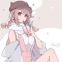 插画图片人物动漫少女，超可爱的少女插画图片大全