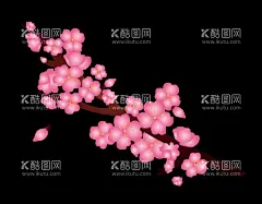 梅花桃花PNG   - 源文件下载【酷图网】梅花桃花PNG,水墨梅花,中国风梅花,清新梅花,腊梅,手绘梅花,桃花,樱花,花卉,梅兰竹菊,花草,海报背景,工艺插画,传统文化,广告设计,PNG免扣素材,