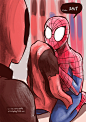 what are you doing spidey by viizvictory