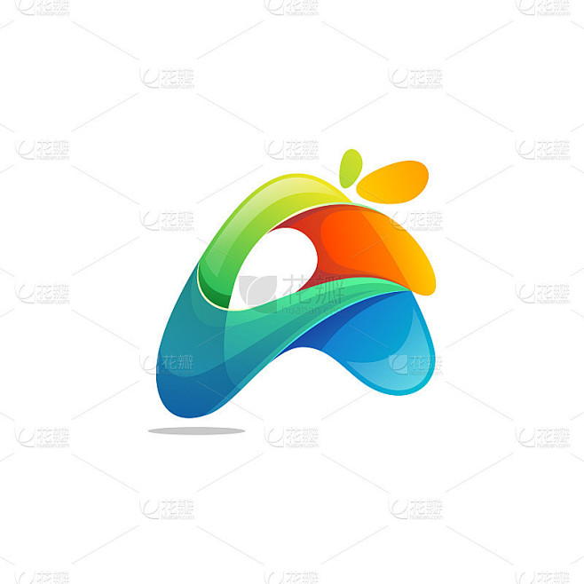 字母A标志向量