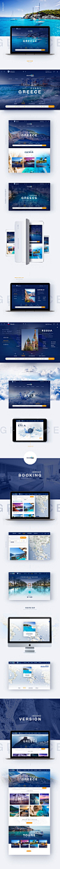 Greece Travel on Behance: 