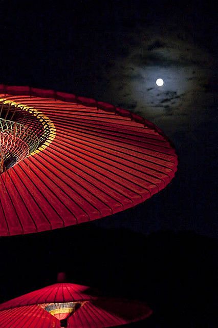 Japanese umbrellas: 