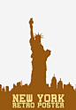 自由女神矢量图高清素材 棕色 矢量图 美国 自由女神像 元素 免抠png 设计图片 免费下载 页面网页 平面电商 创意素材
