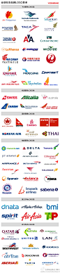 全球航空品牌LOGO（不完全）表单
