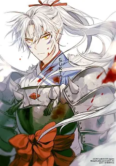 插画师SUKJA笔下的犬夜叉与杀生丸，都好帅气啊，囤图做壁纸什么的！ #绘画学习# ​​​​