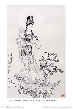 普洒法雨 戴维祥佛教作品