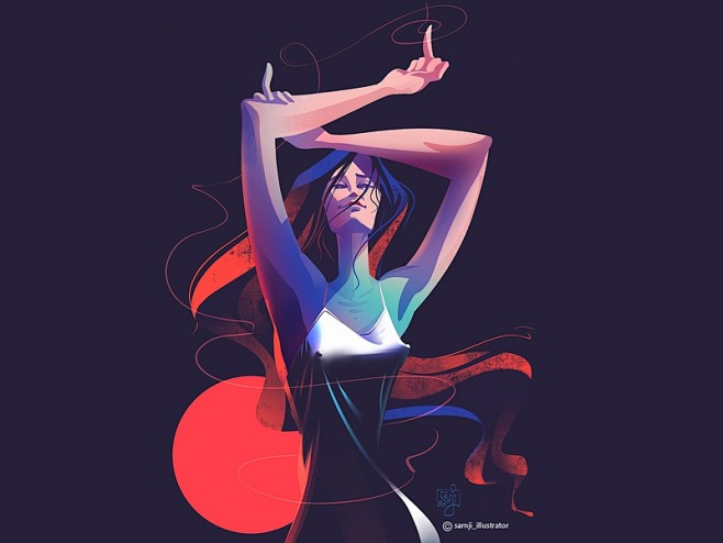 attitude freelance illustrator cover artwork quarantine girl