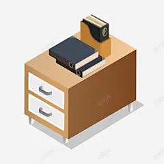 手绘办公室斗柜插画矢量图 元素 免抠png 设计图片 免费下载 页面网页 平面电商 创意素材