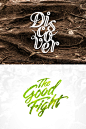 Lettering Collection 2 : A collection of miscellaneous lettering work completed throughout 2015