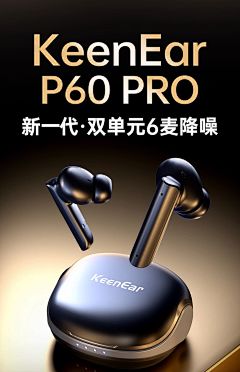 KeenEar主动降噪蓝牙耳机无线入耳式2023新款高音质续航智能运动-tmall.com天猫