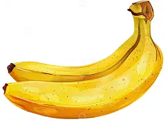 手绘香蕉卡通插画高清模板免费下载-趣麦麦图