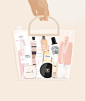 Skincare Bag Illustration | @skin.illustrated