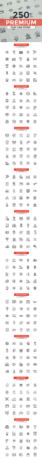 Set of modern Line Design icons : Set of modern Line Design icons.Creative concepts and design elements for mobile and web applications.Simple mono linear pictogram pack. Vector Illustration Collection covers following themes 1. Banking and Finance2. Star