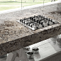 Composite countertop / kitchen / recycled / brown - RADIUM - Cosentino