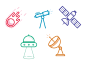 Spacey Space Icons