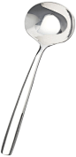 Ginkgo Simple Sauce Ladle, Silver-厨具-亚马逊中国-海外购 美亚直邮