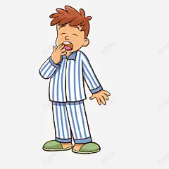 刚刚睡醒的男孩人物矢量图 免费下载 页面网页 平面电商 创意素材