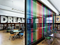 St. Louis Public Library / Cannon Design |  Great use of color and a simple dividing wall that creates diverse spaces