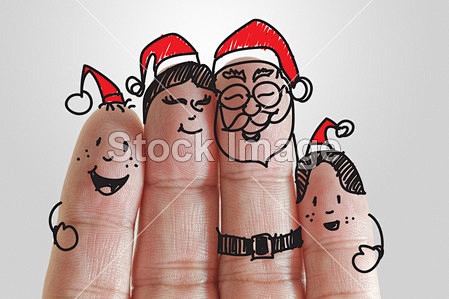 手指家庭和圣诞节#新年# #2017年#...