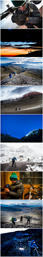 [纪实摄影：火山骑行之旅] 今年七月，瑞士摄影师Patrice Schreyer拍摄了Alban Aubert和Hans Rey在骑自行车环游五座火山，纪录了他们旅途中的见闻。