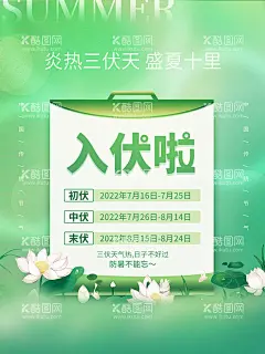 入伏海报  - 源文件下载【酷图网】入伏海报,初伏海报,入伏,初伏,三伏天,三伏,夏天,夏季,防暑,炎热