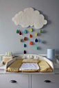 Cute wall art for the nursery.: 