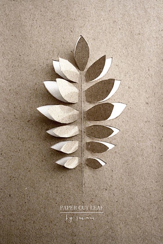 Paper cut leaf | SMÄ...