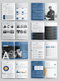 Annual Report Template InDesign - 20 pages - A4 and US Letter size
