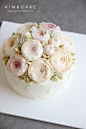 버터크림플라워케이크 butter cream flower cake www.kimncake.com: 