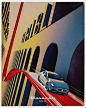 1930s ADV advertisement automotive   car poster Retro vintage