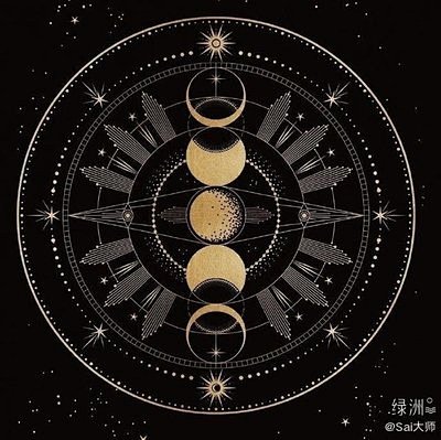 魔法阵的绘画参考也太美了叭!魔法元素插画...