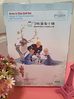 美国正版迪士尼冰雪奇缘雪宝冰雪大冒险爱莎安娜公主玩偶娃娃-淘宝网