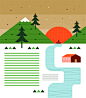 Create Airbnb : Illustrations for Airbnb new brand.
