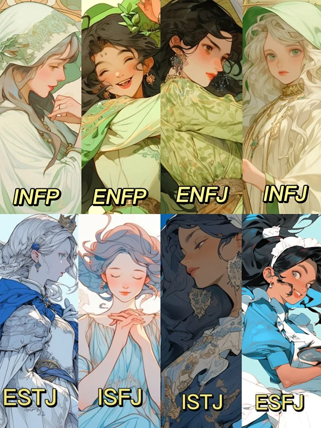 MBTI全印象 | 来自中世纪的玄幻世界...