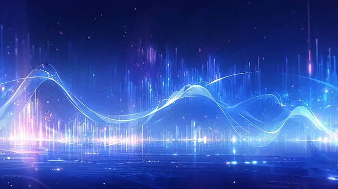【AI数字艺术】大数据科技概念抽象背景图...