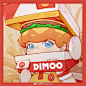 #Dimoo# #POP潮玩新画# 992宝贝的麦当劳汉堡Dimoo ​​​​