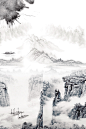 中国风山水意境装饰画高清素材 设计图片 免费下载 页面网页 平面电商 创意素材