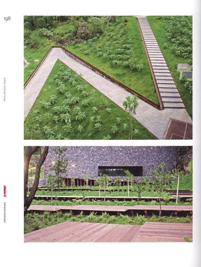 下沉式景观台地园下沉式景观应用山地园设计...