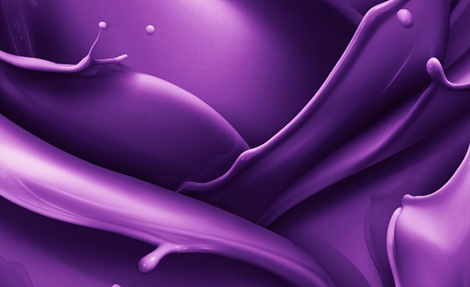 紫色膏状体液体